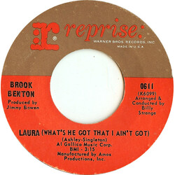 Brook Benton Laura (What's He Got That I Ain't Got) USED VINYL 7INCH 45 RPM STYRENE