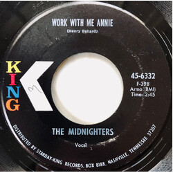 The Midnighters Work With Me Annie / Sexy Ways USED VINYL 7INCH 45 RPM