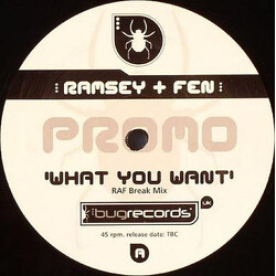 Ramsey & Fen What You Want / Playboy USED VINYL 12INCH