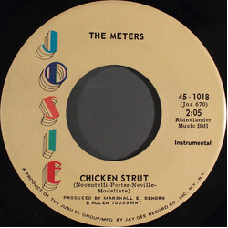 The Meters Chicken Strut  VINYL 7" USED