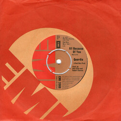 Geordie All Because Of You USED VINYL 7INCH 45 RPM SINGLE