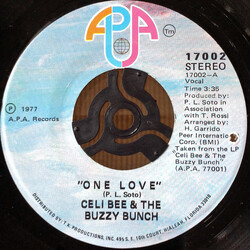 Celi Bee & The Buzzy Bunch One Love / It's Sad USED VINYL 7INCH 45 RPM