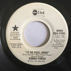 Donna Fargo It Do Feel Good USED VINYL 7INCH 45 RPM SINGLE PROMO