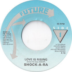 Shock-A-Ra Love Is Rising USED VINYL 7INCH 45 RPM SINGLE