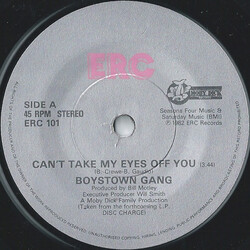 Boys Town Gang Can't Take My Eyes Off You USED VINYL 7INCH 45 RPM SINGLE