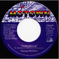 Thomas McClary Thin Walls USED VINYL 7INCH 45 RPM SINGLE