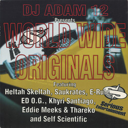 DJ Adam 12 World Wide Originals USED VINYL 12INCH 33 S RPM
