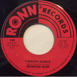 Memphis Slim I Wanna Dance / Born With The Blues USED VINYL 7INCH 45 RPM