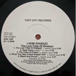 Lakim Shabazz The Lost Tribe Of Shabazz Vinyl LP USED