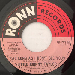 Little Johnny Taylor As Long As I Don't See You / Strange Bed With A Bad Head USED VINYL 7INCH SINGLE