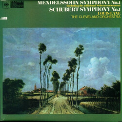 Felix Mendelssohn-Bartholdy / Franz Schubert / Louis Lane / The Cleveland Orchestra First Symphonies Vinyl LP USED