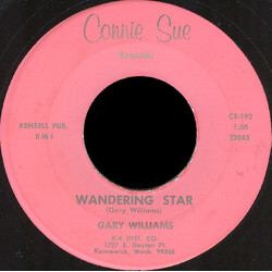 Gary Williams (10) Wandering Star USED VINYL 7INCH 45 RPM