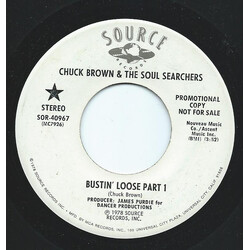 Chuck Brown & The Soul Searchers Bustin' Loose USED VINYL 7INCH 45 RPM SINGLE PROMO