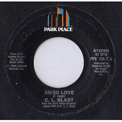 C.L. Blast 50/50 Love / Boomerang Love USED VINYL 7INCH 45 RPM SINGLE
