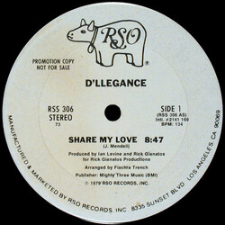 D'llegance Share My Love VINYL 12" USED