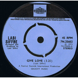 Labi Siffre Give Love Vinyl 7" USED