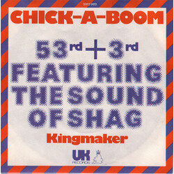 53rd & 3rd / Shag (3) Chick-A-Boom (Don't Ya Jes Love It) USED VINYL 7INCH SINGLE 45 RPM