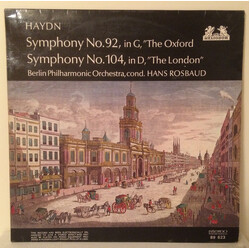 Joseph Haydn / Berliner Philharmoniker / Hans Rosbaud Haydn - Symphonies Nos. 92 & 104 Vinyl LP USED