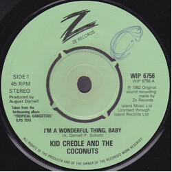 Kid Creole And The Coconuts I'm A Wonderful Thing, Baby USED VINYL 7INCH 45 RPM SINGLE