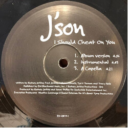 J'son I Should Cheat On You USED VINYL 12INCH PROMO