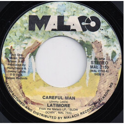 Latimore (2) Careful Man USED VINYL 7INCH 45 RPM STYRENE STEREO