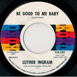 Luther Ingram Since You Don't Want Me / Be Good To Me Baby USED VINYL 7INCH 45 RPM SINGLE