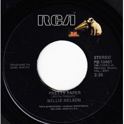 Willie Nelson Pretty Paper / What A Merry Christmas This Could Be USED VINYL 7INCH 45 RPM SINGLE REISSUE STYRENE