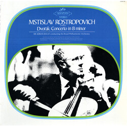 Mstislav Rostropovich / Antonín Dvořák / Sir Adrian Boult / The Royal Philharmonic Orchestra Concerto In B Minor Vinyl LP USED