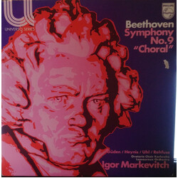 Ludwig van Beethoven / Oratorienchor Karlsruhe / Orchestre Des Concerts Lamoureux / Igor Markevitch Symphony No.9 "Choral" Vinyl LP USED