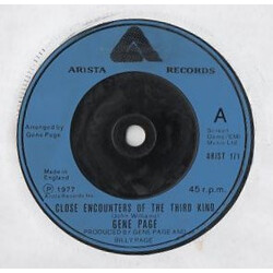 Gene Page Close Encounters Of The Third Kind Vinyl 7" USED