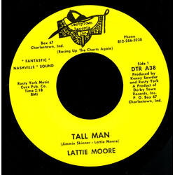 Lattie Moore Tall Man / You Can't Make Hay Pickin' Cotton USED VINYL 7INCH 45 RPM SINGLE