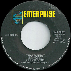 Chuck Boris Maryanna / Why Did It Take You So Long USED VINYL 7INCH 45 RPM SINGLE