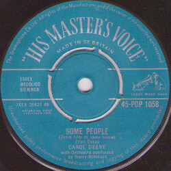 Carol Deene Some People USED VINYL 7INCH 45 RPM SINGLE