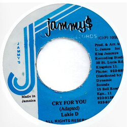 Lukie D Cry For You USED VINYL 7INCH