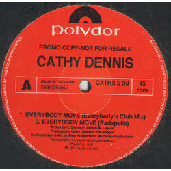 Cathy Dennis Everybody Move VINYL 12" USED