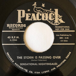 The Sensational Nightingales The Storm Is Passing Over / People I Used To See USED VINYL 7INCH SINGLE PROMO
