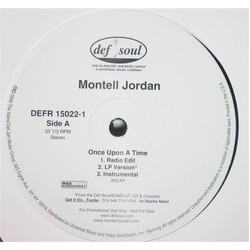Montell Jordan Once Upon A Time / Come Home USED VINYL 12INCH SINGLE 33 S RPM PROMO