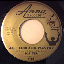 Joe Tex All I Could Do Was Cry USED VINYL 7INCH 45 RPM