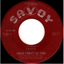 The Charlie Parker All-Stars Cheryl / Chasing The Bird USED VINYL 7INCH 45 RPM