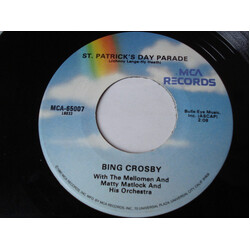 Bing Crosby / The Mellomen / Matty Matlock And His Orchestra St. Patrick's Day Parade USED VINYL 7INCH SINGLE REISSUE