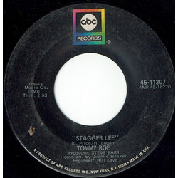 Tommy Roe Stagger Lee / Back Streets And Alleys USED VINYL 7INCH 45 RPM SINGLE