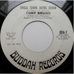 Tony Bruno (3) Small Town, Bring Down / Helaina USED VINYL 7INCH 45 RPM PROMO