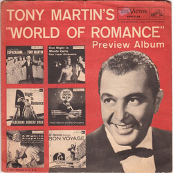 Tony Martin (3) Tony Martin's "World Of Romance" USED VINYL 7INCH 45 RPM EP SAMPLER