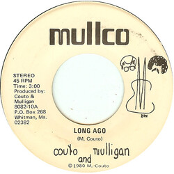 Couto And Mulligan Long Ago / Everybody Is An Asshole (To Somebody Sometime) USED VINYL 7INCH 45 RPM SINGLE STEREO