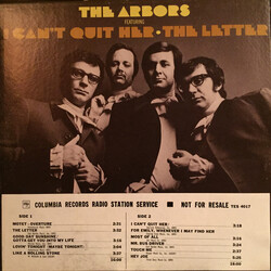 The Arbors Featuring: I Can't Quit Her - The Letter Vinyl LP USED