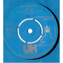 Terry Dactyl And The Dinosaurs / Jona Lewie She Left I Died / Too Self-Centred USED VINYL 7INCH 45 RPM SINGLE PROMO
