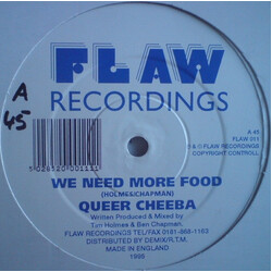 Queer Cheeba We Need More Food USED VINYL 12INCH