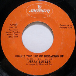 Jerry Butler What's The Use Of Breaking Up  USED VINYL 7"