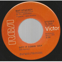 Nat Stuckey / The Jordanaires Got It Comin' Day USED VINYL 7INCH SINGLE