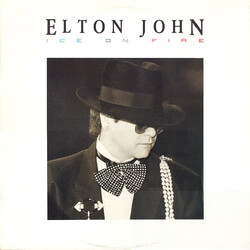 Elton John Ice On Fire Vinyl LP USED